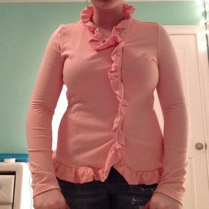 Matilda Jane light pink ruffle coat